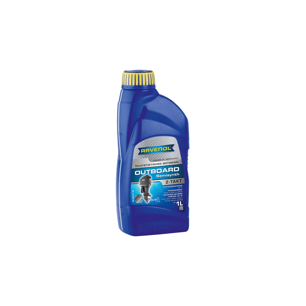Моторное масло для 2Т лодочных моторов Outboardoel 2T teilsynth, 1л new RAVENOL 1152200-001-01-999