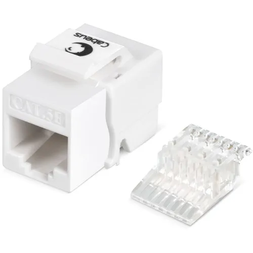 Модуль Cabeus (KJ-RJ45-CAT.5E-TOOLLESS) информ. Keystone RJ45 кат.5E UTP бел.