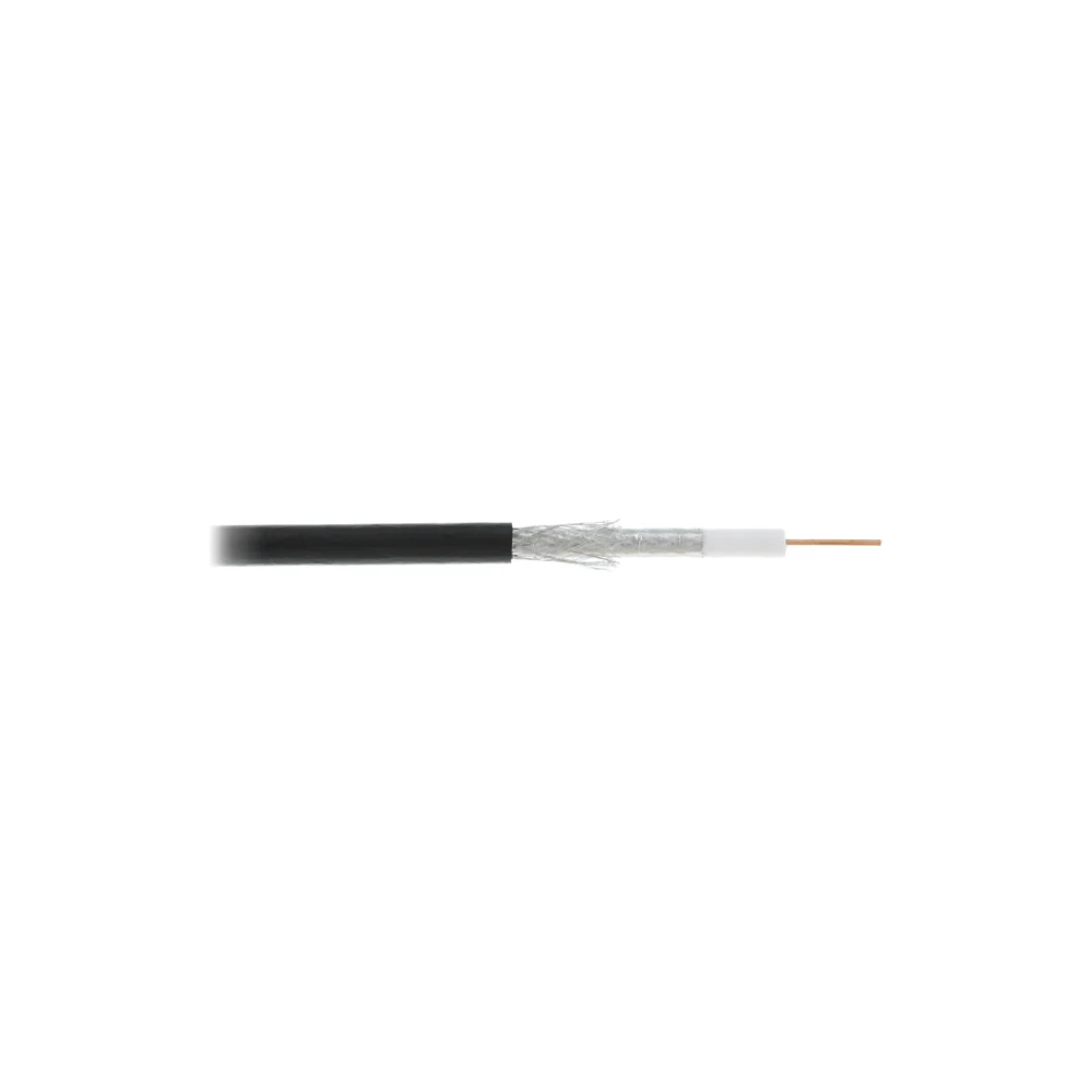 Коаксиальный одножильный кабель NETLAN RG-6 UEC-C2-32123B-BK-3