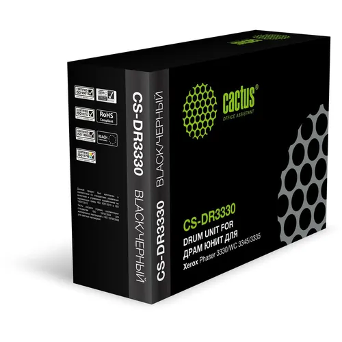 Блок фотобарабана Cactus CS-DR3330 101R00555 черный ч/б:30000стр. для Phaser 3330/WC 3345/3335