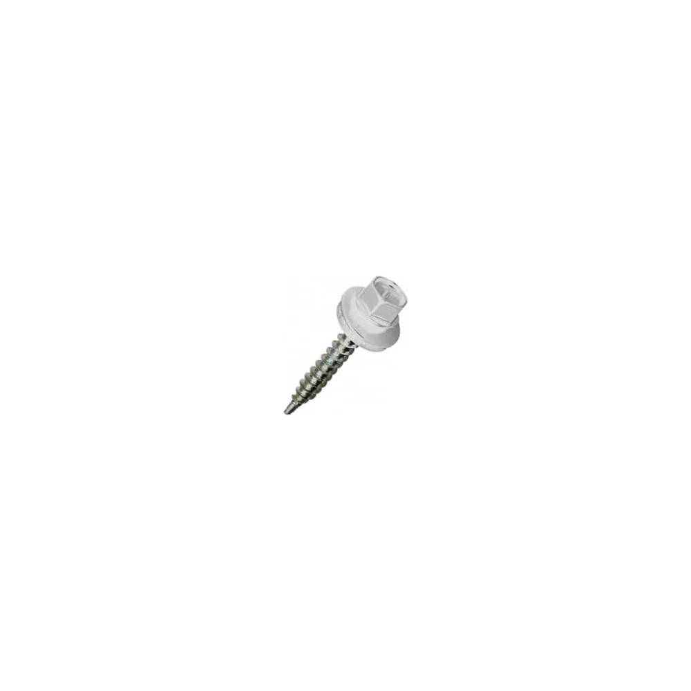 Кровельный саморез Саморезик 5,5х25 RAL9003 сигнальный белый (250 шт.) SKRAL9003-5,5х25-250