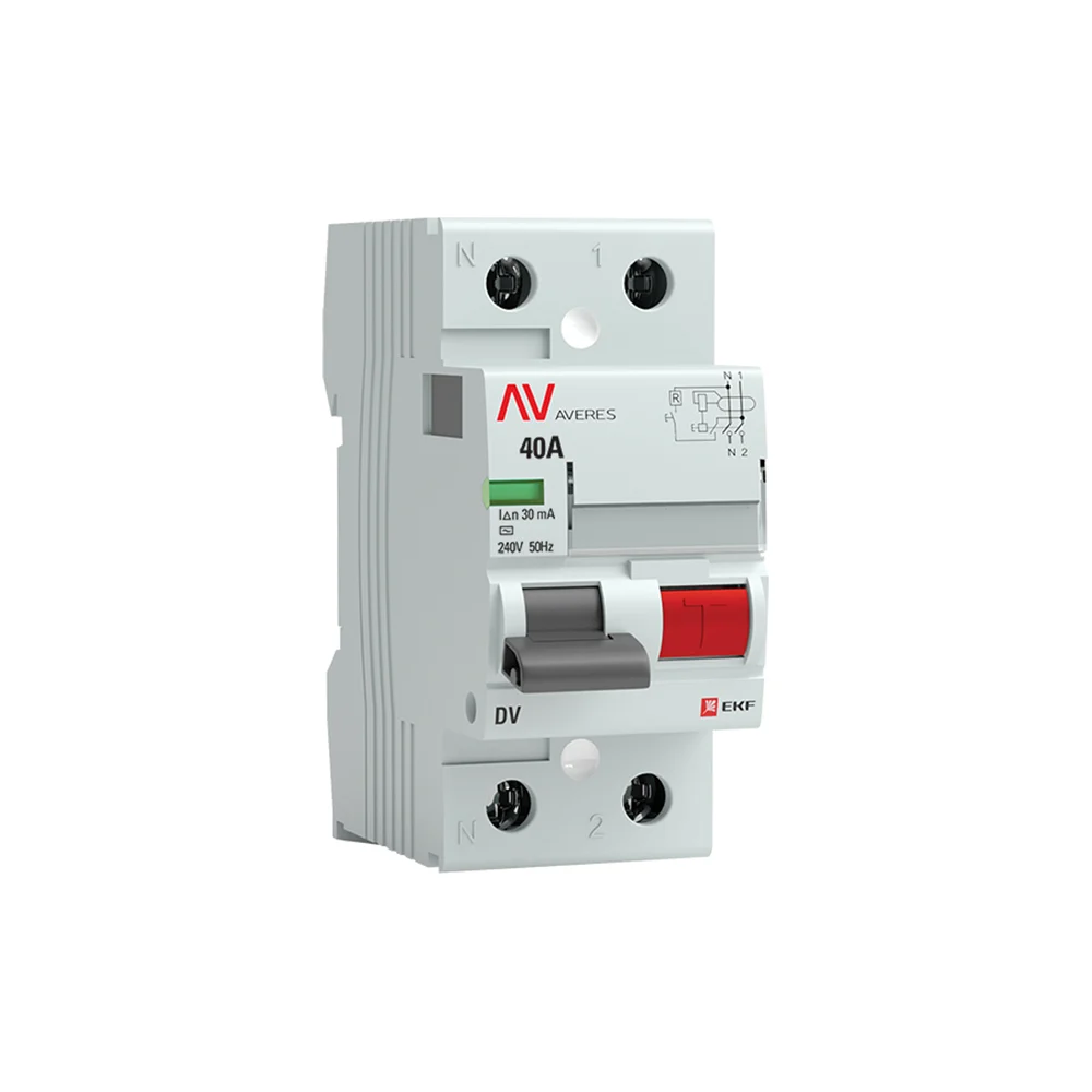Устройство защитного отключения EKF AVERES rccb-2-40-30-ac-av