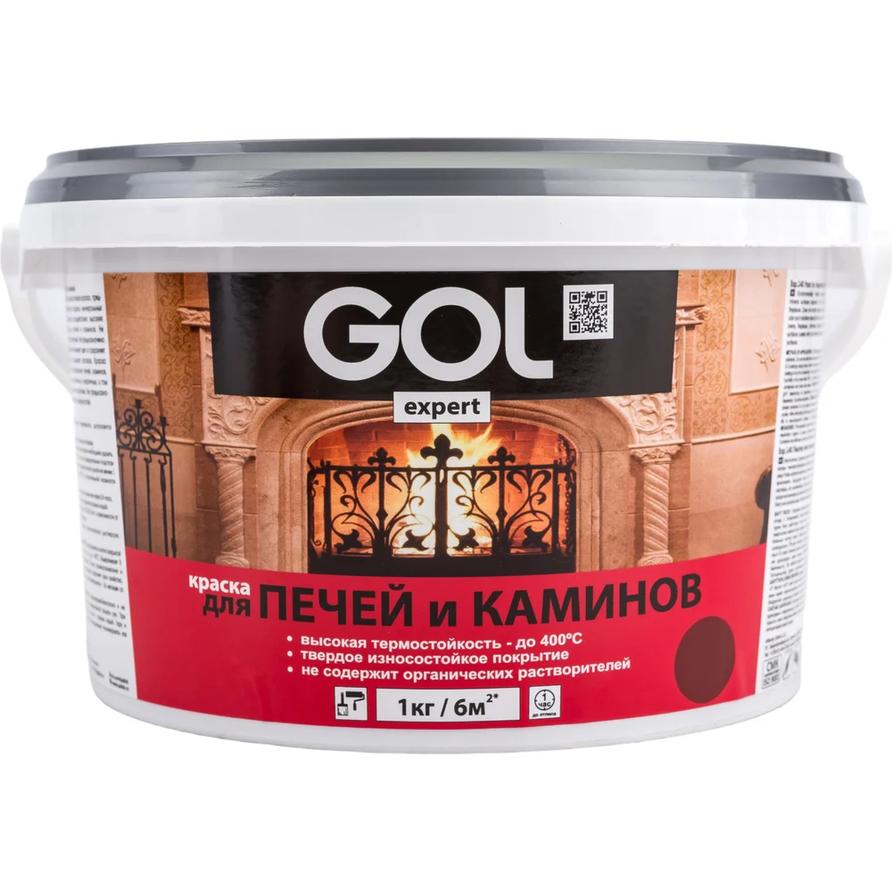 Краска для печей и каминов Palizh GOL expert 140 11605978