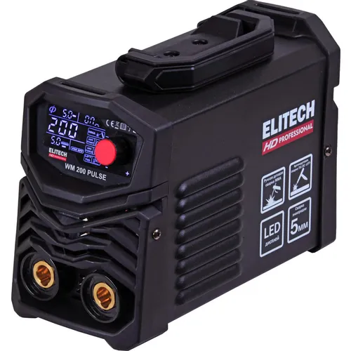 Сварочный аппарат Elitech WM 200 Pulse, инвертор [204466]