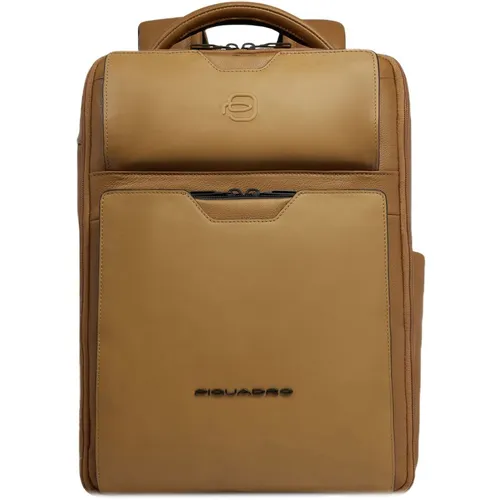 Рюкзак Piquadro Ael CA6923S142/G охра натуральная кожа