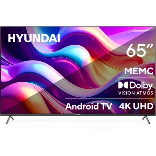 65" Телевизор Hyundai H-LED65BU7009 4K Ultra HD, СМАРТ ТВ, Android TV, черный