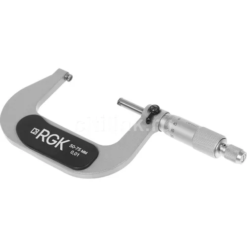 Микрометр RGK MCM-75, 50-75 мм, разм.шага:0.01мм [756983]