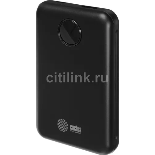 Внешний аккумулятор (Power Bank) Cactus CS-PBFSOA-10000, 10000мAч, черный