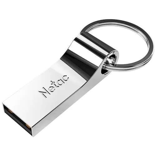 Флешка USB NETAC U275 16ГБ, USB2.0, серебристый [nt03u275n-016g-20sl]