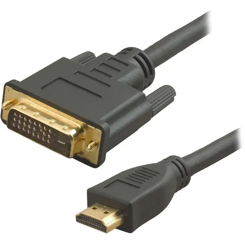 Кабель аудио-видео WH-141, HDMI (m) - DVI-D (m), 20м, GOLD, черный [10848]