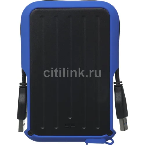 2ТБ Внешний диск HDD Silicon Power Armor A66 SP020TBPHD66SS3B, USB 3.0, синий