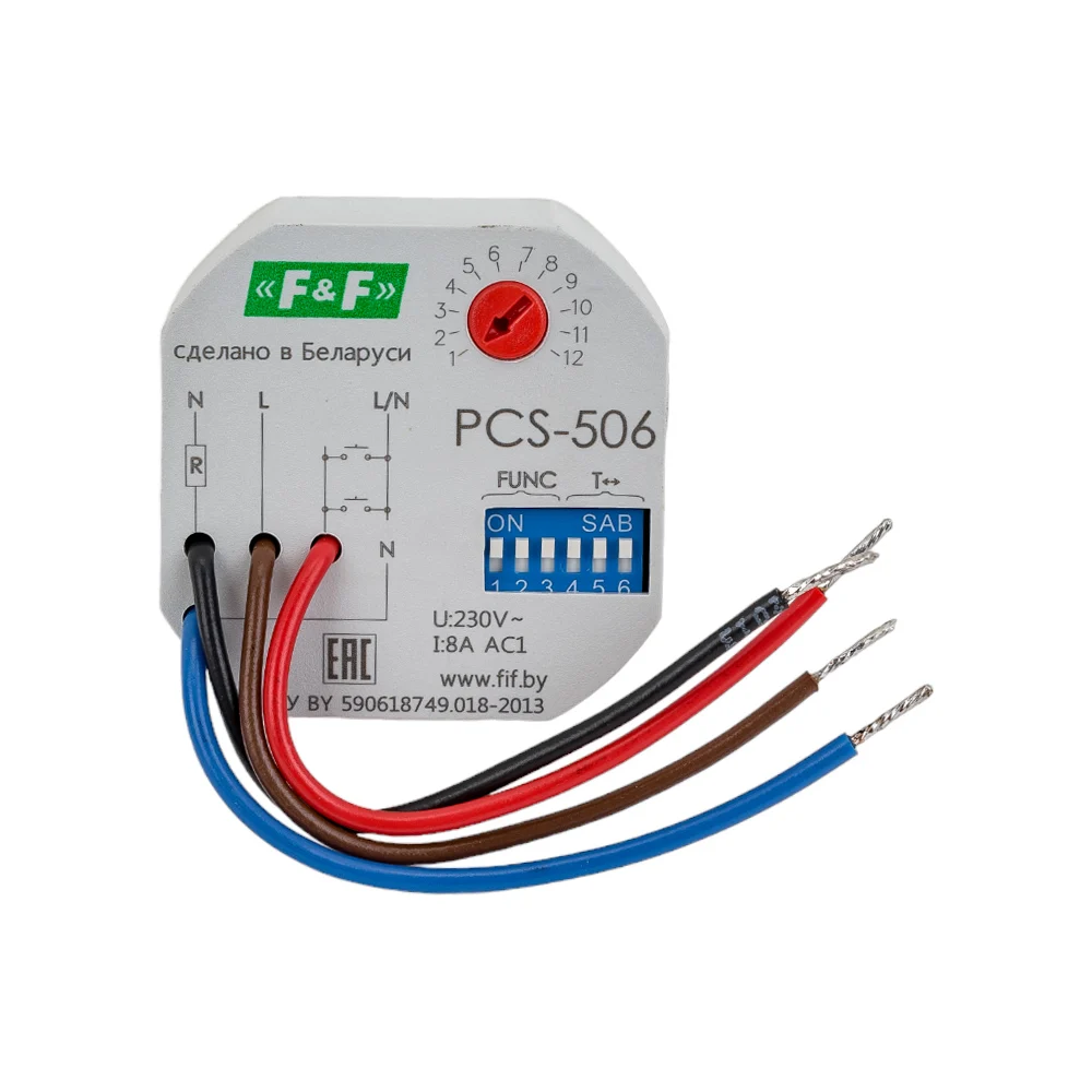 Реле времени Евроавтоматика F&F PCS-506 EA02.001.017