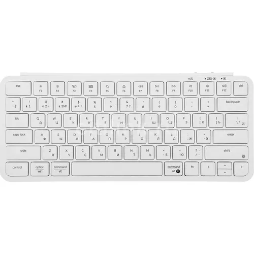 Клавиатура KEYCHRON B1P-K8, беспроводная, USB, Bluetooth/Радиоканал, ножничная, белый
