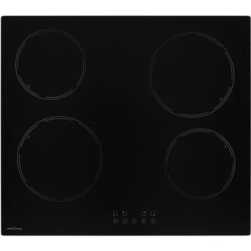 Электрическая варочная поверхность Krona Edel 60 BL TK, конфорок: 4 шт., закаленное стекло, независимая, черный