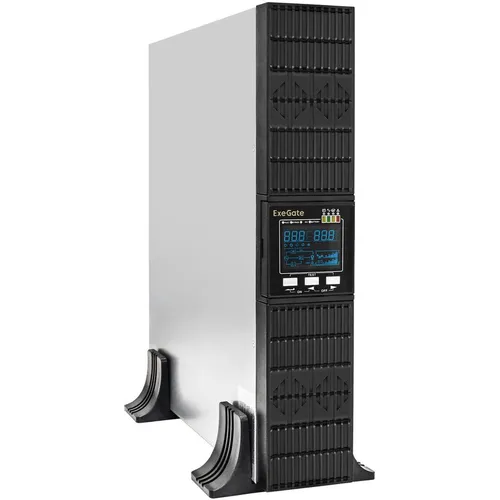 ИБП EXEGATE PowerExpert ULS-575-6kVA.LCD.AVR.T.USB.RS232.SNMP.2U, 6000ВA [ex296959rus]