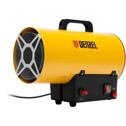 Газовая тепловая пушка DENZEL GHG-15, 15кВт, желтый [96477]