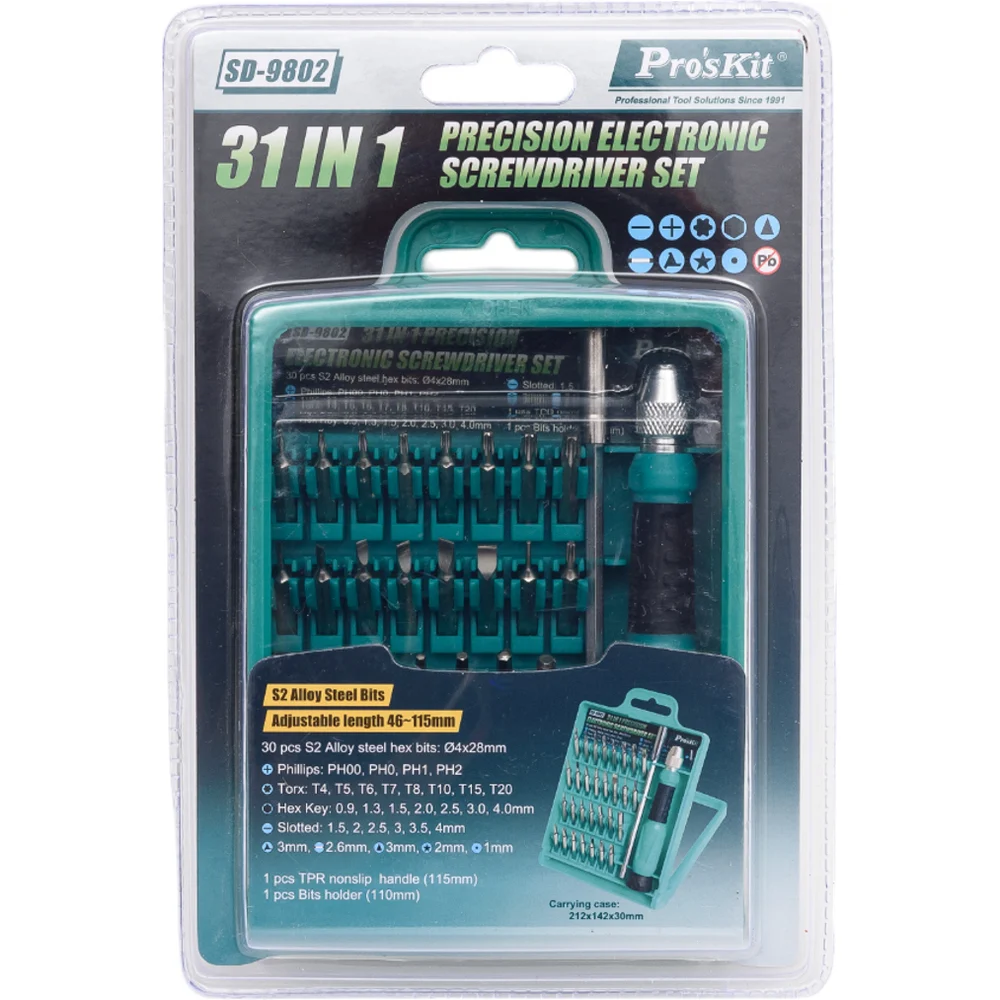 Набор отверток Pro'sKit SD-9802 00293033