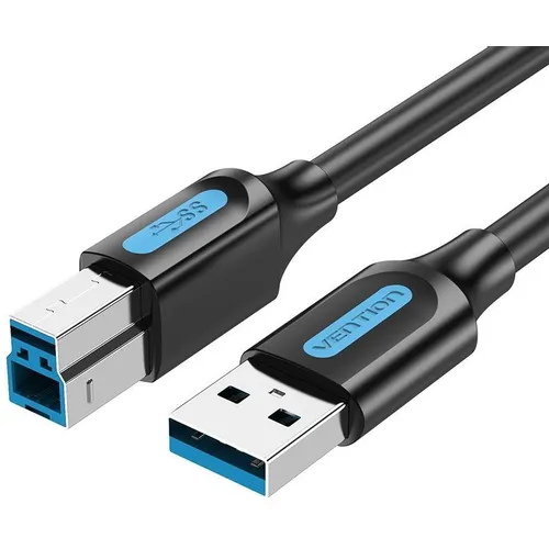 Кабель USB3.0 VENTION COOBG, USB 3.0 A(m) - USB 3.0 B (m), круглое, 1.5м