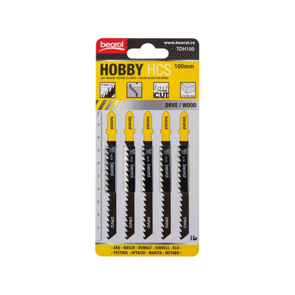 Пилки по дереву и ламинату BEOROL hobby 245303