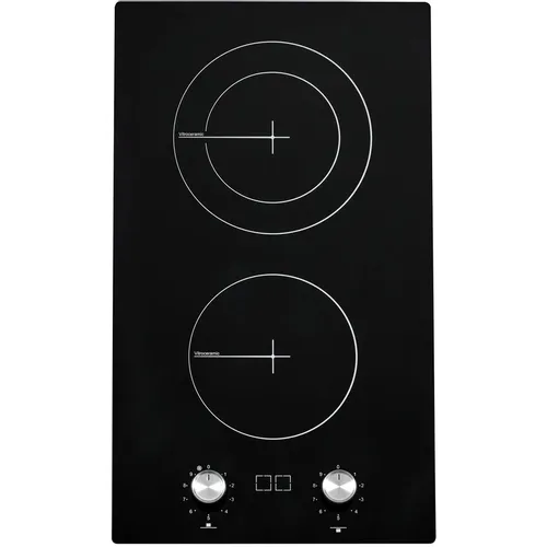 Электрическая варочная поверхность Simfer H30D12S015, конфорок: 2 шт., стеклокерамика, независимая, черный