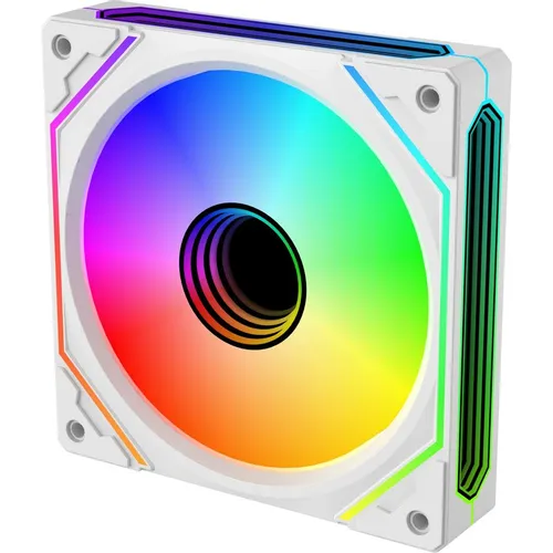 Вентилятор BLOODY BD-CF120ARGB5 LCD 120мм, 4-pin, 1600об/мин, 11 - 26 дБ, ARGB, белый, Ret [bd-cf120argb5-wh]