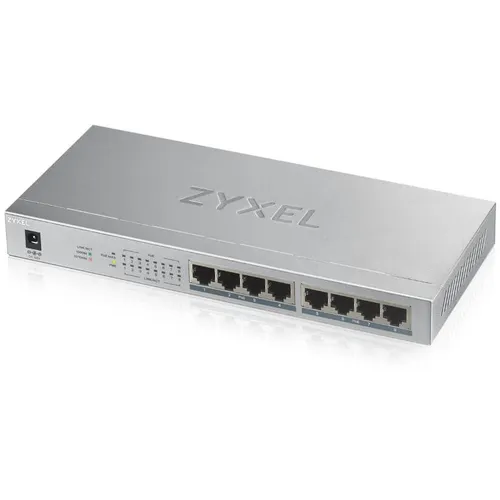 Коммутатор ZyXEL GS1008HP-EU0101F, неуправляемый