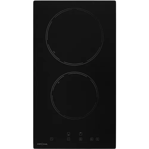 Электрическая варочная поверхность Krona Edel 30 BL TK, конфорок: 2 шт., стеклокерамика, независимая, черный