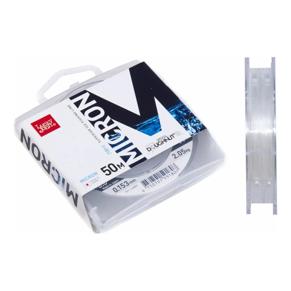 Зимняя монофильная леска Lucky John MICRON 050/015 LJ4001-015