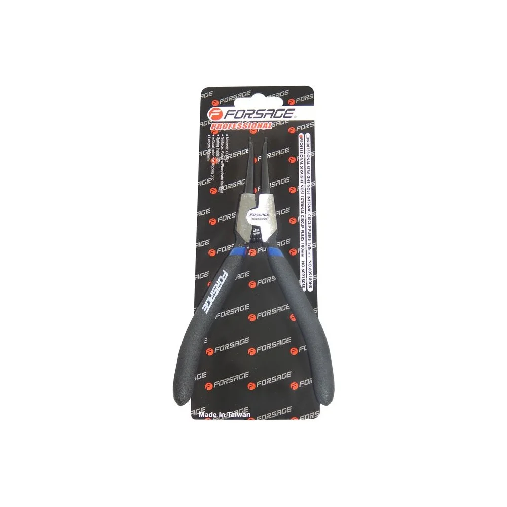 Прямой съемник стопорных колец Forsage F-609180SS(8447)