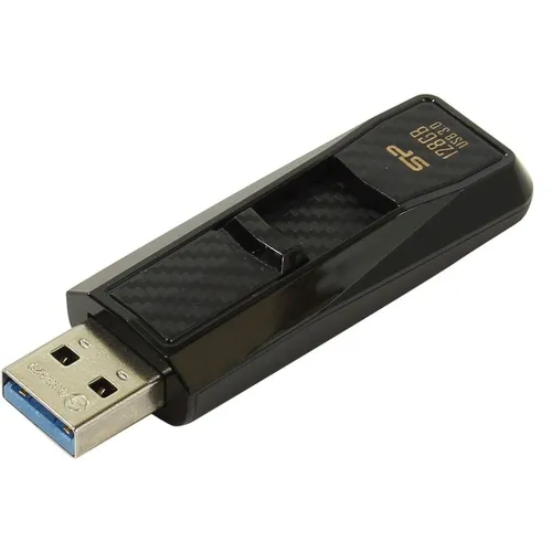 Флешка USB Silicon Power Blaze B50 128ГБ, USB3.0, черный [sp128gbuf3b50v1k]