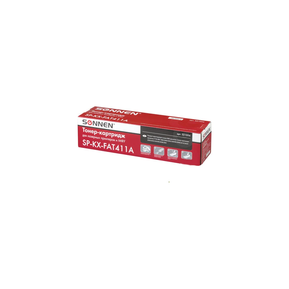 Тонер-картридж для PANASONIC KX-MB1900/2000/2020/2030 SONNEN SP-KXFAT411A 321056