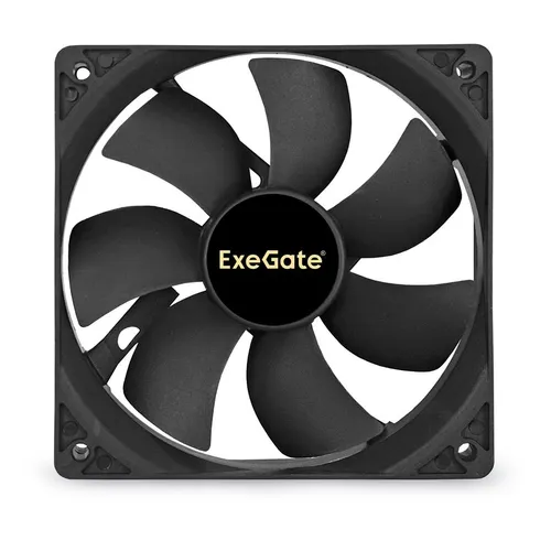 Вентилятор EXEGATE EX283394RUS 120мм, 2-pin(Molex), 1500об/мин, 24 дБ, черный, OEM