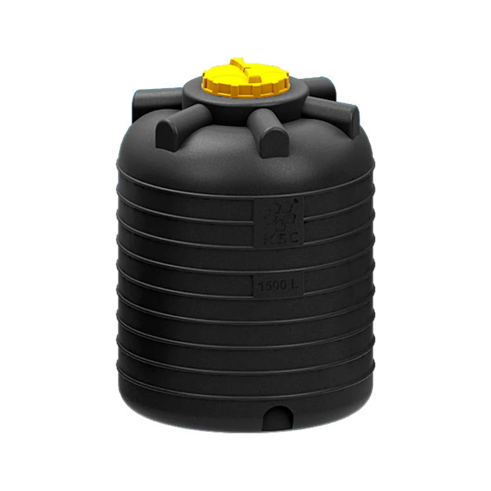Вертикальная емкость KSC 1500 л, чёрная KSC-C-BLACK-1500