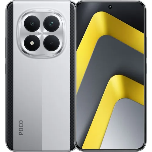 6.83" Смартфон Xiaomi Poco M8 Pro 5G 12/512Gb, NFC, AMOLED, 120Гц, 6500мAч, серебристый