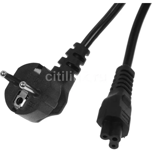 Кабель AdAC IEC C5, IEC 320 C5 - CEE 7/7, 1.8м, черный