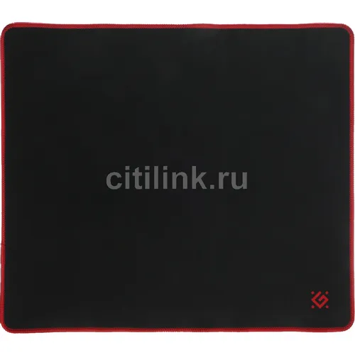 Коврик для мыши Defender 50559 (XXL) черный/красный, ткань, 400х355х3мм