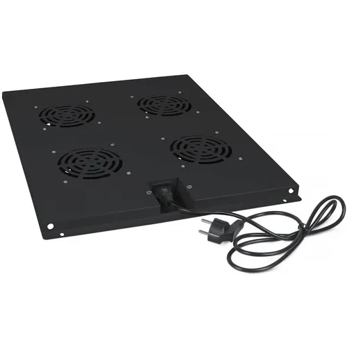 Модуль вентиляторный CABEUS TRAY-80-BK, модулей: 4, черный