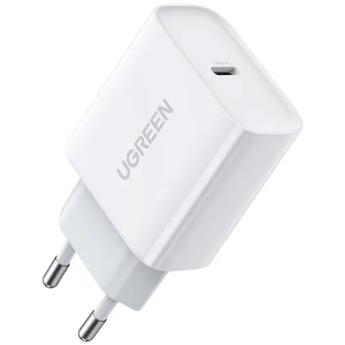 Сетевое зарядное устройство UGREEN 60450, USB-C, 20Вт, 3A, белый