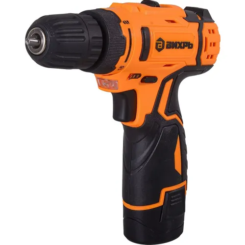 Дрель-шуруповерт Вихрь ДА-12Л-2К, 2Ач, с двумя аккумуляторами [72/14/7]