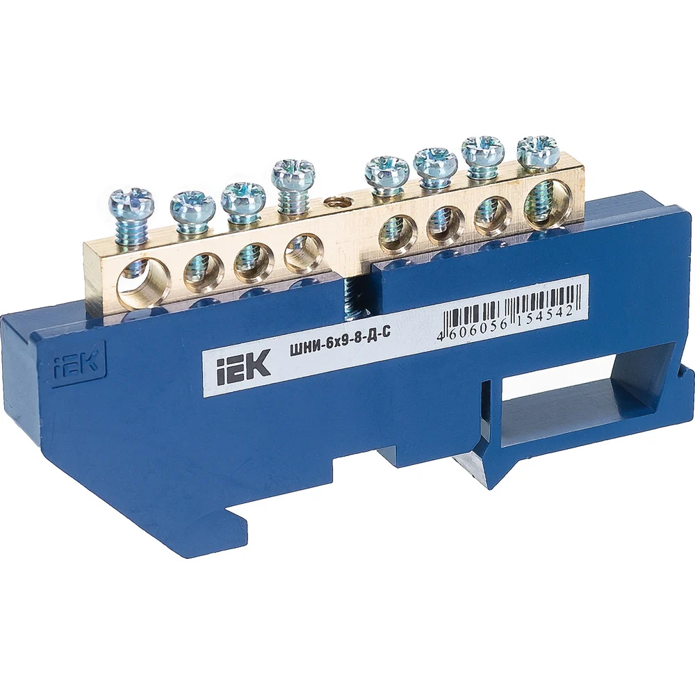 Шина IEK 6х9-8 YNN10-69-8D-K07