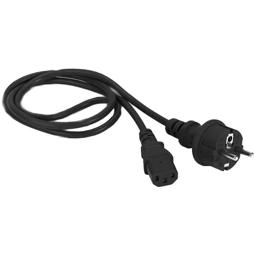Шнур питания Lanmaster (LAN-PP13/SH-2.0-BK) C13-Schuko проводник.:3x0.75мм2 2м 220В 10А черный