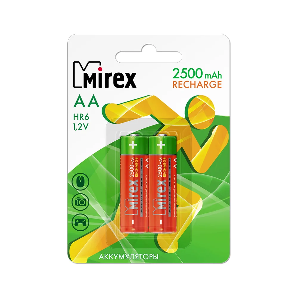 Аккумулятор Mirex 23702-HR6-25-E2