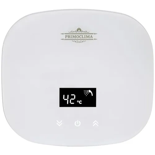 Водонагреватель PRIMOCLIMA Therma, проточный, 5.5кВт, белый [pc therma 5.5 (w)]