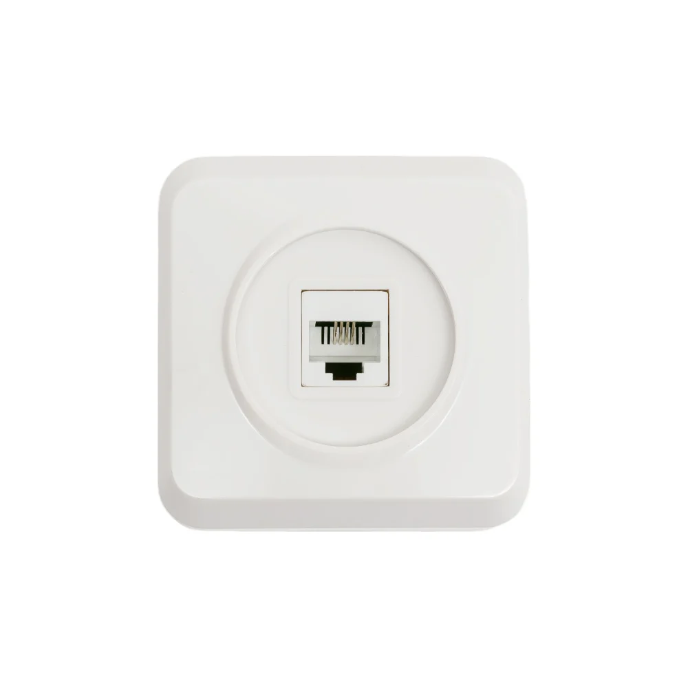 Одноместная телефонная розетка Smartbuy Юпитер SBE-03w-S1-PH