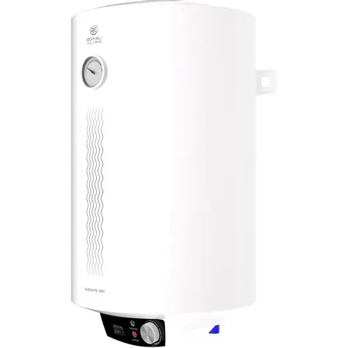 Водонагреватель Royal Clima Elegante Dry RWH-ED100-RE, накопительный, 2кВт, 100л, белый