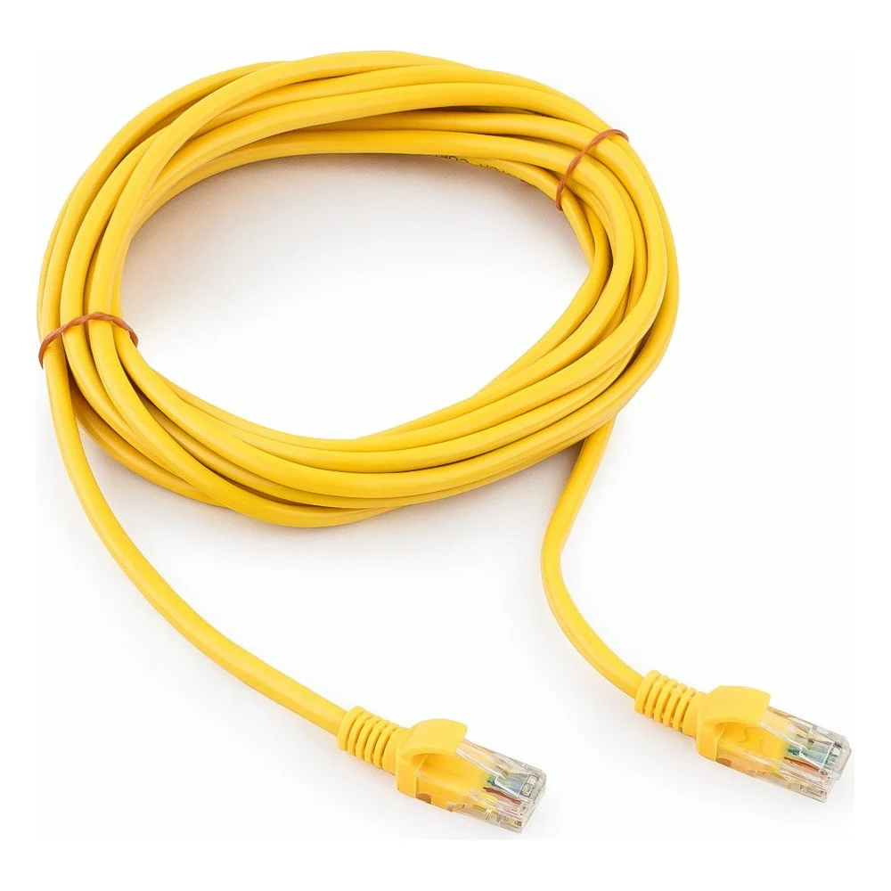 Литой многожильный патч-корд Cablexpert UTP PP12-5M/Y