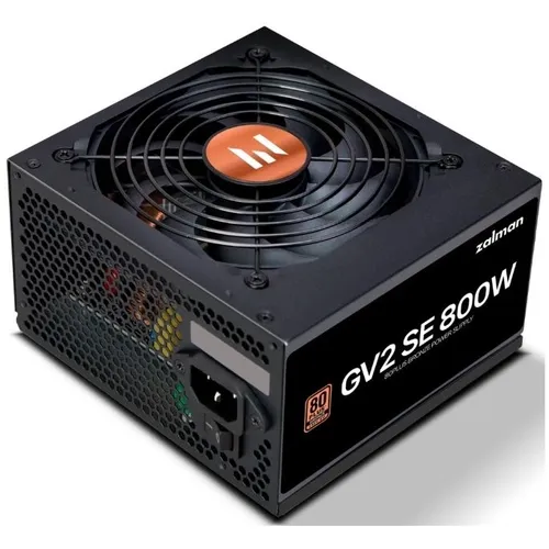 Блок питания Zalman ZM800-GV2SE, 800Вт, 80 PLUS BRONZE, 120мм, черный, retail