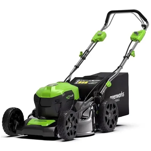 Газонокосилка аккумуляторная GREENWORKS GD40LM46SP, 46см, самоходная, без АКБ, без ЗУ [2506807]
