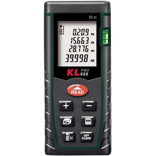 Лазерный дальномер KLPRO KLLZM50, 2 класс лазера, 635нм, луч красный