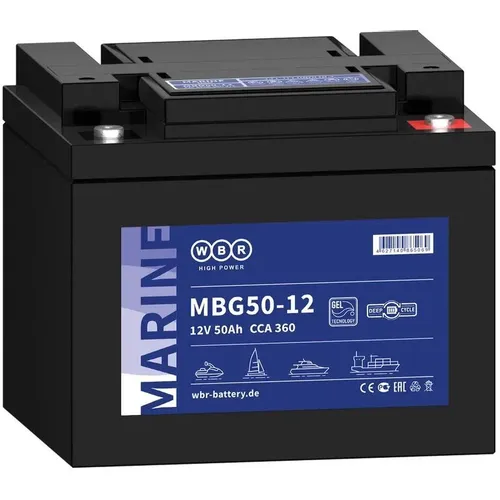 Аккумуляторная батарея WBR MBG50-12 для ИБП, 12В, 50Ач